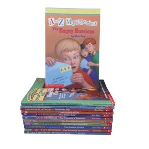 Lot of 9 A to Z Mysteries Kids PB Books & 3 other Kids Mystery Books